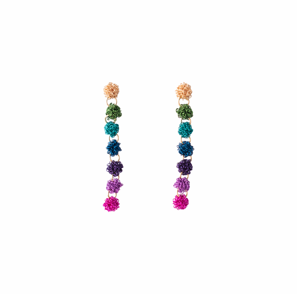Aretes 7 colores