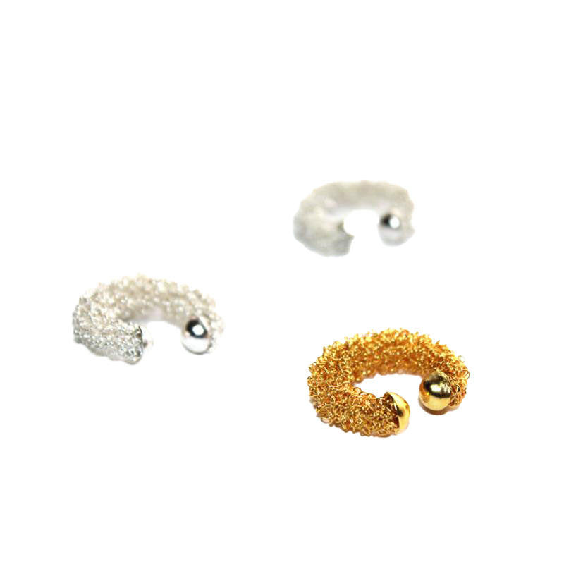 Earcuff Grande Plateado