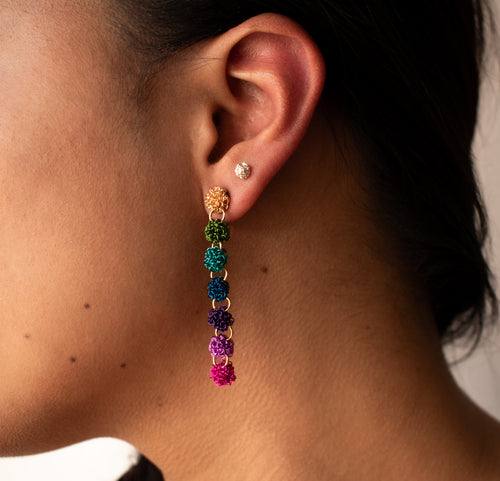 Aretes 7 colores