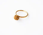 Anillo en plata con baño en oro